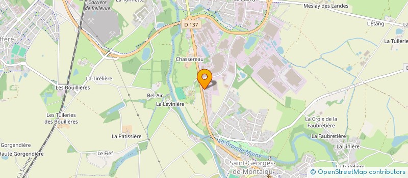 localisation de l'entreprise A.B.R. SERVICES à MONTAIGU-VENDEE