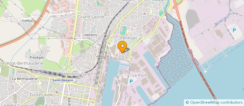 localisation de l'entreprise A B RENOV à SAINT-NAZAIRE