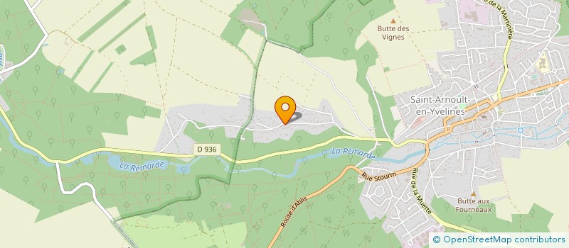 localisation de l'entreprise A.B.S. à SAINT-ARNOULT-EN-YVELINES