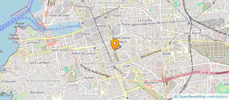 localisation de l'entreprise A.B.S. à MARSEILLE