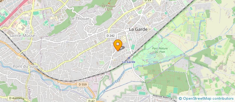 localisation de l'entreprise A.B.S à LA GARDE