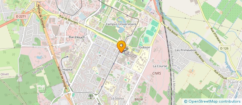 localisation de l'entreprise A B S à ORLEANS