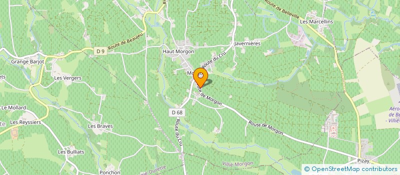 localisation de l'entreprise A.B.S  VILLIE-MORGON