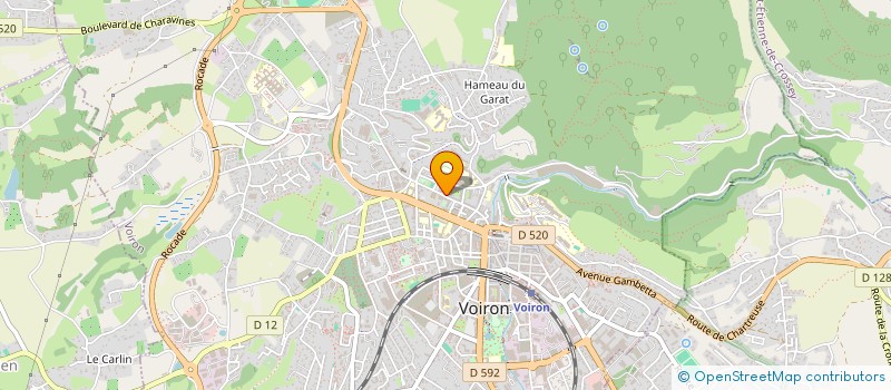 localisation de l'entreprise A.B.S. AGENCEMENT BATIMENT SERVICE  VOIRON