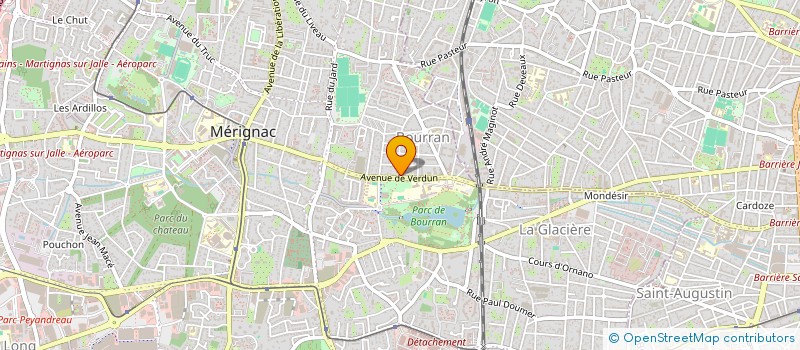 localisation de l'entreprise A B S AQUITAINE BATI SERVICE à MERIGNAC