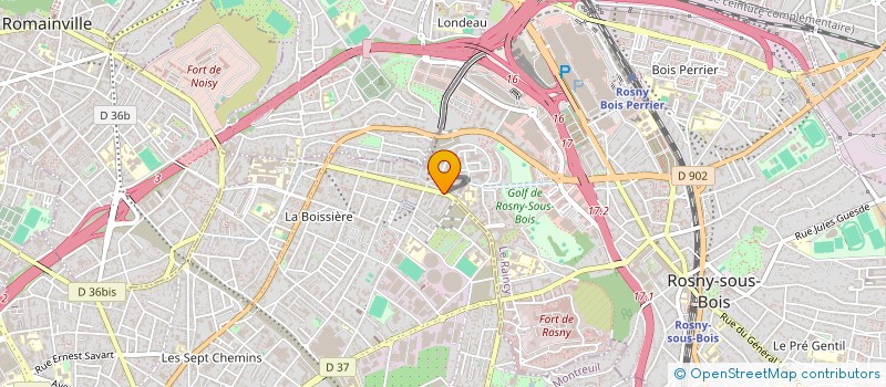localisation de l'entreprise A.B.S.BAT à MONTREUIL