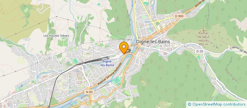 localisation de l'entreprise A.B.S.E.L. à DIGNE-LES-BAINS