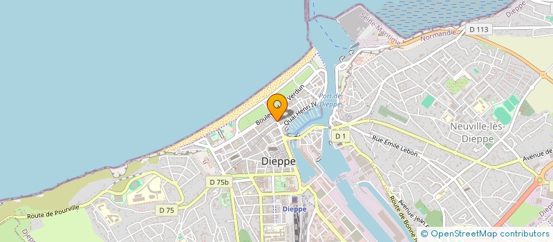 localisation de l'entreprise A.B.S.F. à DIEPPE