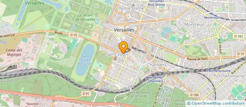 localisation de l'entreprise A.B.S.L. à VERSAILLES