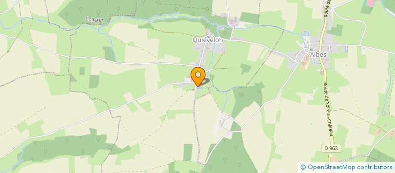 localisation de l'entreprise A B S TP  QUIEVELON