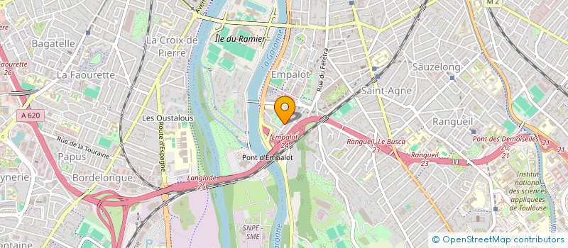 localisation de l'entreprise A.B.S. TRANSPORT à TOULOUSE