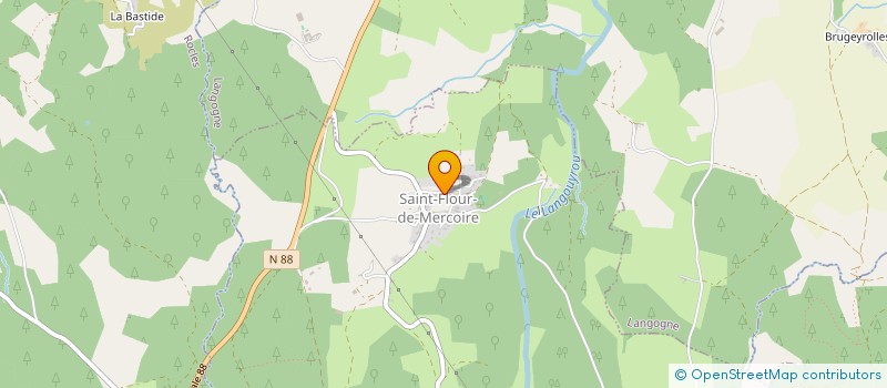 localisation de l'entreprise A B SAINT FLOUR DE MERCOIRE  SAINT-FLOUR-DE-MERCOIRE