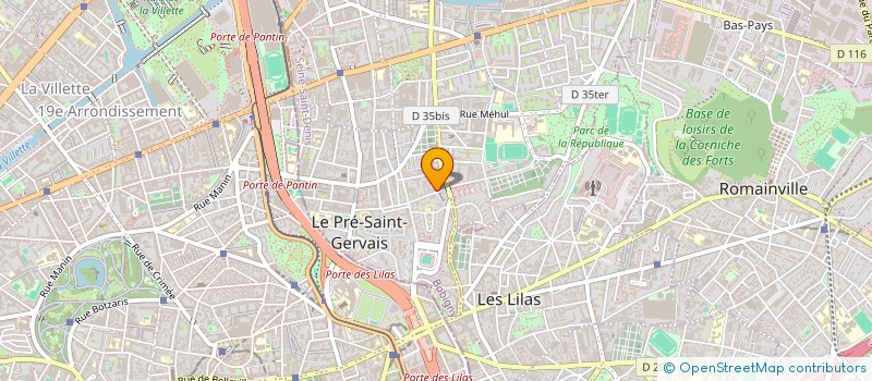 localisation de l'entreprise A.B SECURITE PRIVEE à LE PRE-SAINT-GERVAIS