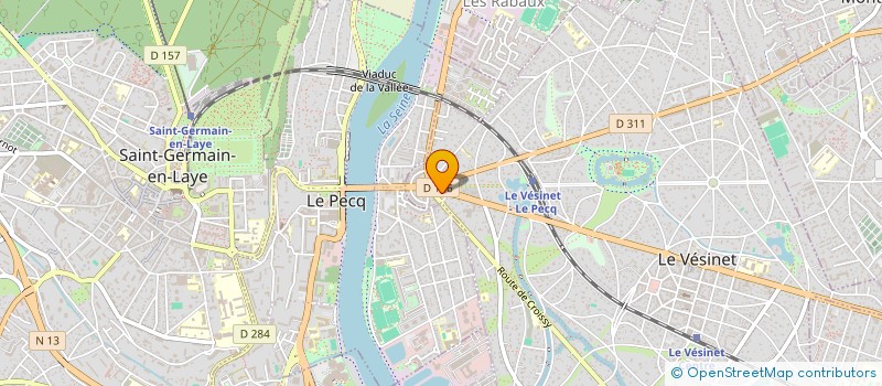 localisation de l'entreprise A.B SOLUTIONS à LE VESINET