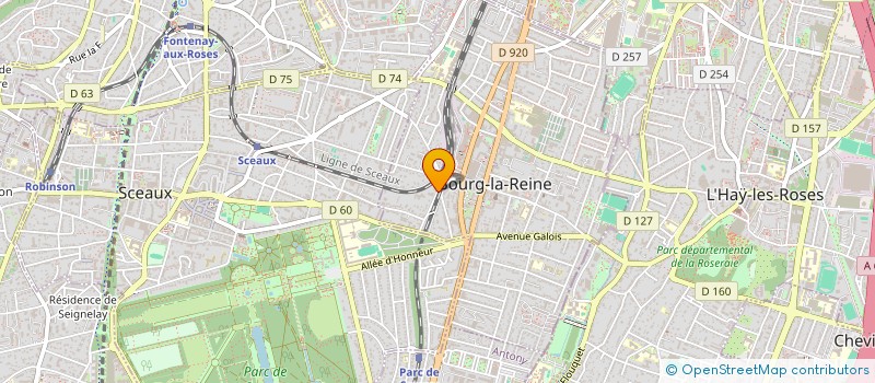 localisation de l'entreprise A.B.T à BOURG-LA-REINE