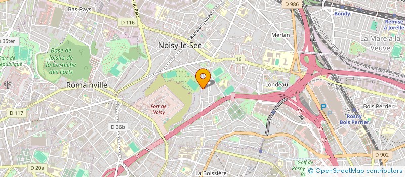 localisation de l'entreprise A.B.T. GROUPE à NOISY-LE-SEC