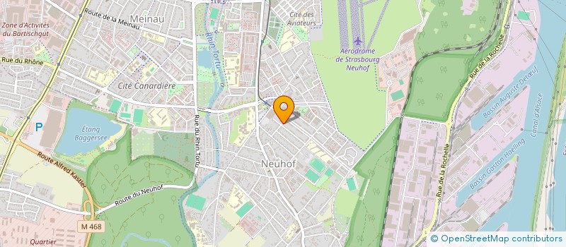 localisation de l'entreprise A.B. TAXI à STRASBOURG