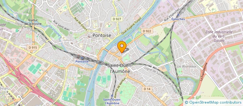 localisation de l'entreprise A-B TAXI  PONTOISE