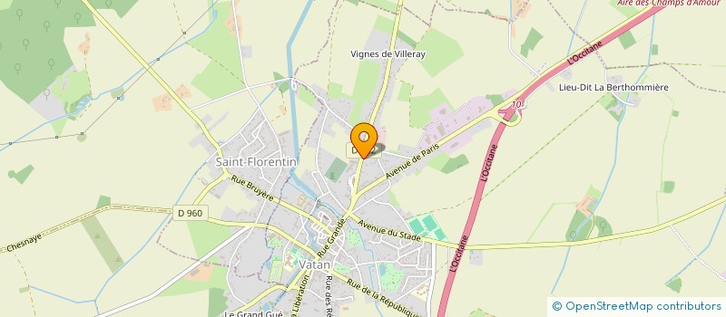localisation de l'entreprise A B TAXI à VATAN