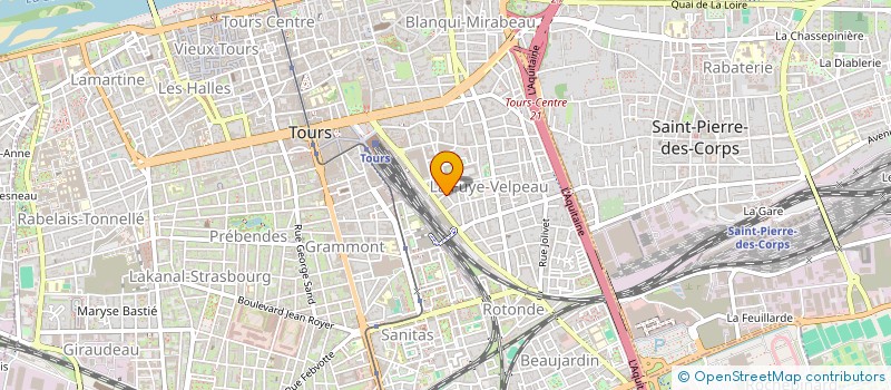 localisation de l'entreprise A.B.TOURISME à TOURS