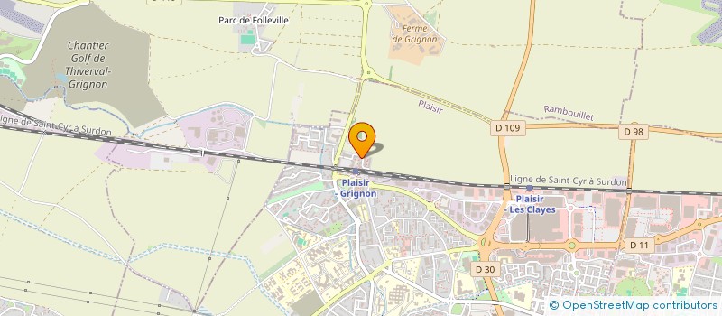 localisation de l'entreprise A.B.TRA.M.A - ASS DE BALLET TRADITIONNEL MODERNE AFRICAIN à PLAISIR