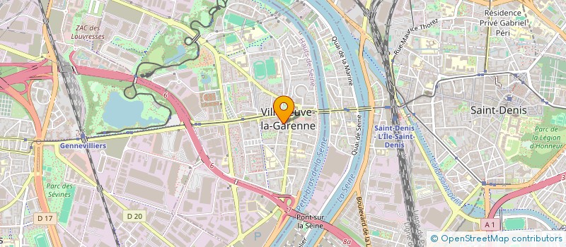 localisation de l'entreprise A.B.TRANSPORTS  VILLENEUVE-LA-GARENNE