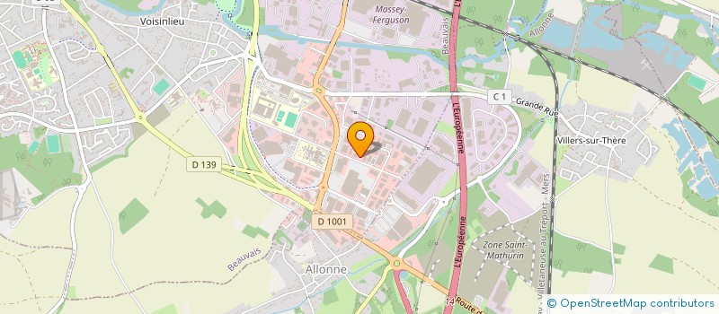 localisation de l'entreprise A.B.U AUTOS  BEAUVAIS