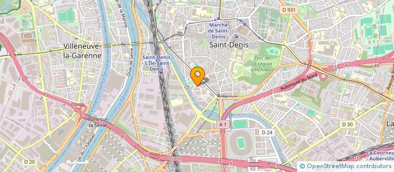 localisation de l'entreprise A B URSULINES à SAINT-DENIS