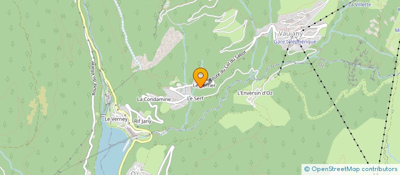 localisation de l'entreprise A.B.V.  ALLEMOND