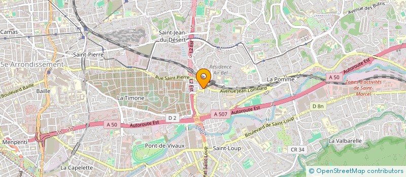 localisation de l'entreprise A B VILLAGE à MARSEILLE 11EME