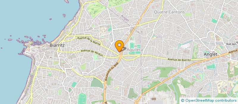 localisation de l'entreprise A. BAGA à BIARRITZ
