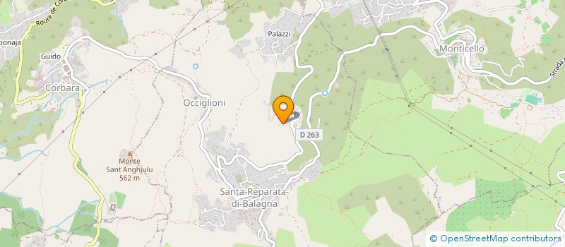 localisation de l'entreprise A BALANINA à SANTA-REPARATA-DI-BALAGNA
