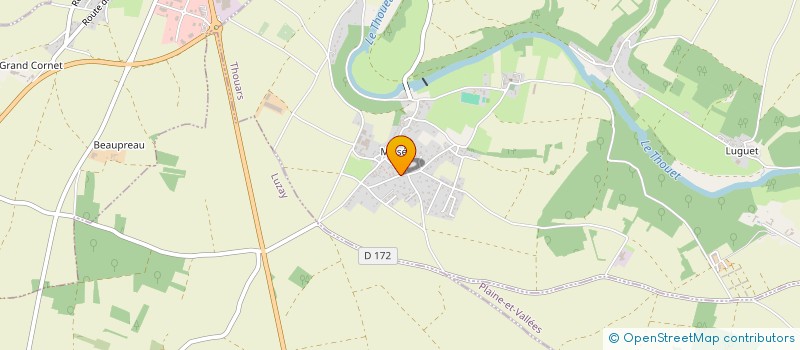 localisation de l'entreprise A.BARRIET  ARTANNES-SUR-THOUET