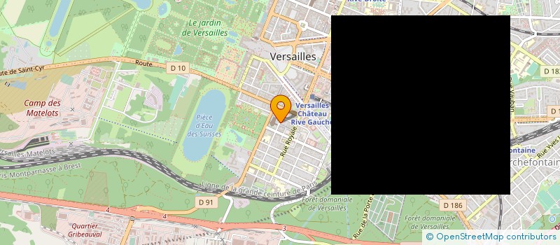 localisation de l'entreprise A.BAT à VERSAILLES