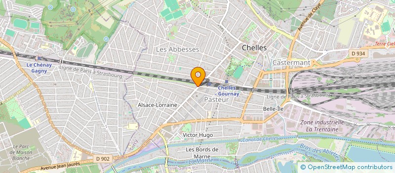 localisation de l'entreprise A. BAT à CHELLES