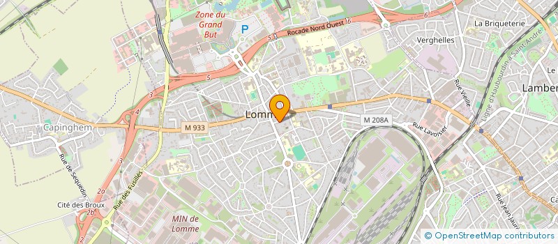 localisation de l'entreprise A BAZE D' ATOME à LILLE