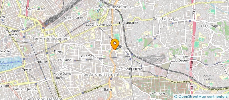 localisation de l'entreprise A.BC MOTO ECOLE à MARSEILLE