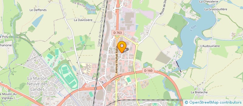 localisation de l'entreprise A BEBE IN à LA ROCHE-SUR-YON