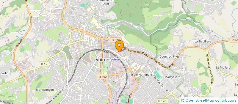 localisation de l'entreprise A BELLES DENTS  VOIRON