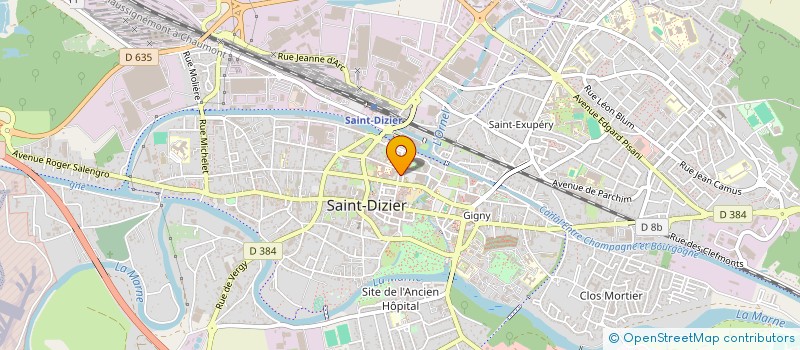 localisation de l'entreprise A.BERTRAND à SAINT-DIZIER