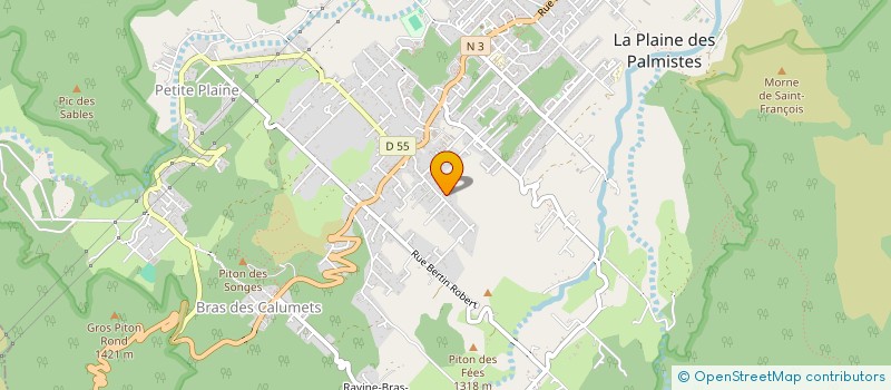 localisation de l'entreprise A.BETEMPS à LA PLAINE-DES-PALMISTES