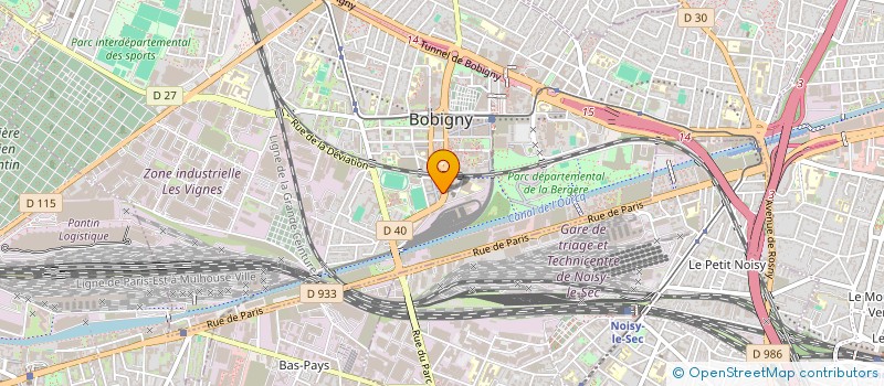 localisation de l'entreprise A BIBI  BOBIGNY