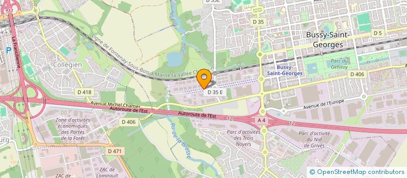 localisation de l'entreprise A BIS  BUSSY-SAINT-GEORGES