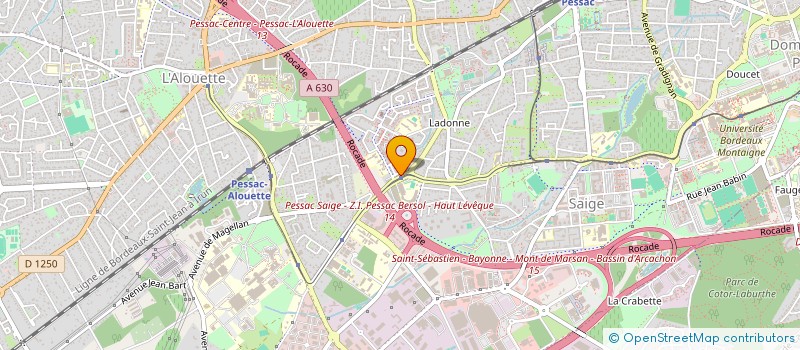 localisation de l'entreprise A BIS PROPRETE à PESSAC