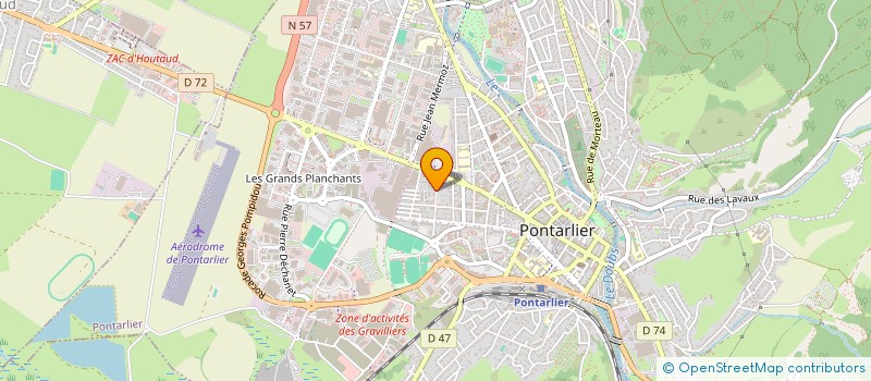 localisation de l'entreprise A.BJL CONSULTING  PONTARLIER