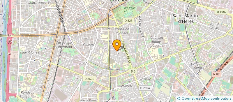 localisation de l'entreprise A.BLOK à GRENOBLE
