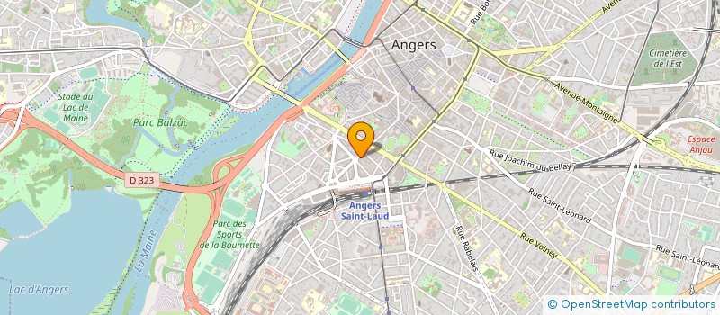 localisation de l'entreprise A BOIRE ET A MANGER à ANGERS