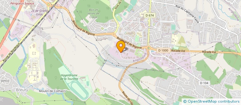 localisation de l'entreprise A BON ECOLE à ANGOULEME