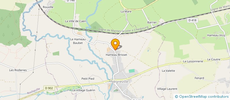 localisation de l'entreprise A BON PORC à NEGREVILLE