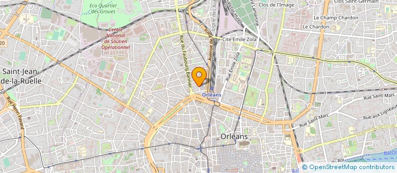 localisation de l'entreprise A.BRABANT à ORLEANS